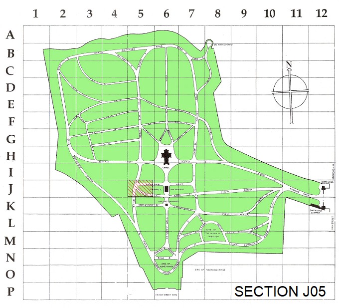 Abney Park, Section J05